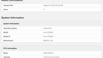 Vivo X300 с Dimensity 9500 и 16 ГБ ОЗУ появился в Geekbench перед сентябрьским анонсом