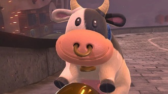 PETA требует убрать кольцо из носа коровы в Mario Kart World