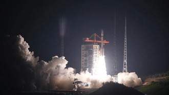Китай запустил девятую группу спутников для своей космической интернет-сети