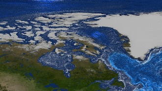 Таяние ледников Гренландии стимулирует рост фитопланктона в океане