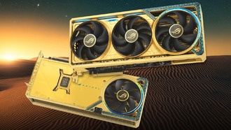 Видеокарта Asus ROG Astral RTX 5080 с золотым покрытием стоит $2589