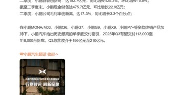 Xpeng Motors показала рекордные финансовые результаты во втором квартале 2025 года