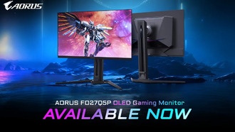 GIGABYTE представила 27-дюймовый игровой монитор AORUS FO27Q5P с частотой 500 Гц