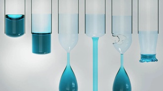 Учёные раскрыли секрет красивых «рифлёных» водяных плёнок, образующихся при стекании воды