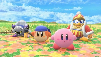 Все персонажи в Kirby Air Riders