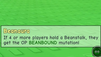 Мутация Beanbound и погодное событие Beanaura в Grow a Garden