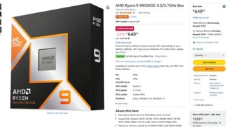 Цена процессора AMD Ryzen 9 9950X3D упала до рекордного минимума в Европе