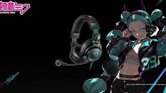 Audio-Technica представила игровую гарнитуру ATH-M50xSTS-USB MIKU с дизайном Хацунэ Мику
