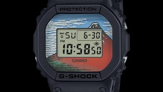 Casio выпустила в Европе часы G-Shock в коллаборации с художником Хокусаем
