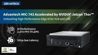 Advantech представила систему MIC-743 для ИИ-инференса на базе модуля NVIDIA Jetson Thor