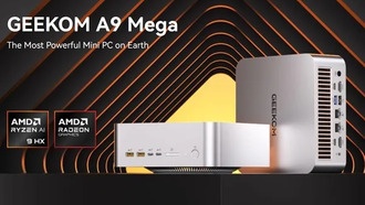 Geekom представила мини-ПК A9 Mega с процессором AMD Ryzen AI Max+ 395