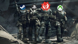 Поддерживает ли Gears of War Reloaded кроссплатформенную игру и совместный режим на одном экране?