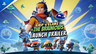 Chip 'n Clawz vs. The Brainioids — игра-стратегия с экшеном уже доступна на PS5