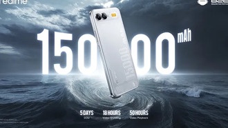 Realme показала смартфон с аккумулятором 15000 мА·ч: 5 дней работы без подзарядки