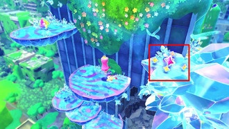 Полное прохождение локации «Прибытие метеоритного дождя» в Kirby and the Forgotten Land