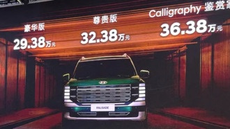 Hyundai представила в Китае новое поколение Palisade с гибридной установкой