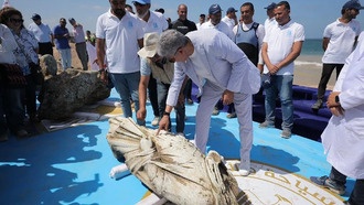 Со дна у берегов Египта подняли древние сокровища затонувшего города Каноп