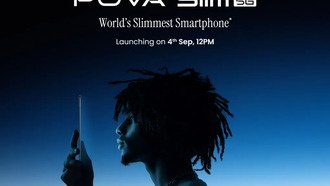 Tecno Pova Slim 5G представит самый тонкий смартфон с изогнутым экраном 4 сентября