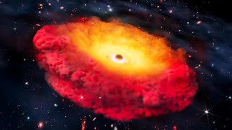 Астрономы обнаружили самую раннюю из известных чёрных дыр во Вселенной