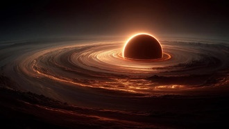 Тёмная материя может превращать газовые гиганты в чёрные дыры