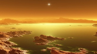 NASA: на Титане могут формироваться протоклетки в углеводородных озёрах