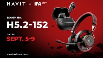 HAVIT представила на IFA Berlin 2025 инновационные наушники и гарнитуру