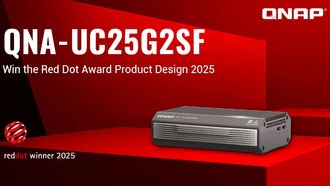 Адаптер QNAP QNA-UC25G2SF получил престижную награду Red Dot 2025