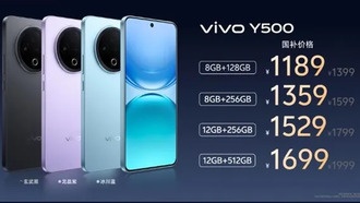 Vivo представила смартфон Y500 с рекордной батареей 8200 мА·ч и защитой IP68