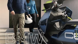 BMW Vision CE: электрический скутер с автобалансом и без необходимости в шлеме