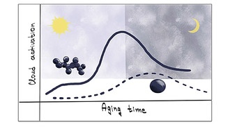 Сажа в атмосфере меняет свои свойства за часы, а не дни