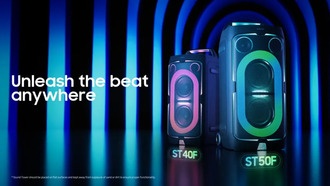 Samsung представила портативные колонки Sound Tower ST50F и ST40F с мощностью 240 Вт и подсветкой