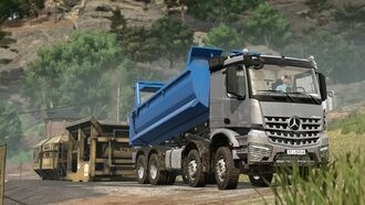 Farming Simulator 25 получит камеру заднего вида в DLC Mercedes-Benz Trucks