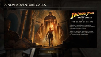Как начать DLC Order of Giants в Indiana Jones and the Great Circle