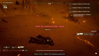 Как снизить урон от огня в Helldivers 2