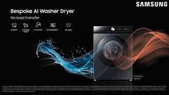 Samsung представила стирально-сушильную машину Bespoke AI с 20-летней гарантией