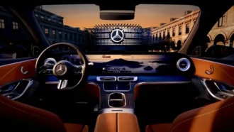 Mercedes-Benz представила электрический GLC с огромным 39-дюймовым экраном