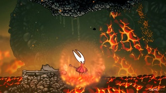 Как пересечь лаву в Глубоких доках в Silksong