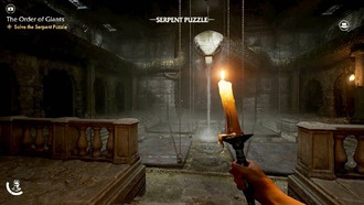 Решение головоломки с водой и змеями в DLC Indiana Jones