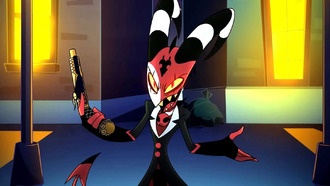 Первый взгляд на живого Блитцо из Helluva Boss в фильме «Ночь в парке»