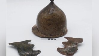 Со дна у берегов Сицилии подняли неповреждённый римский шлем времён Первой Пунической войны