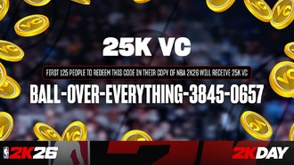 Все активные коды для NBA 2K26: бесплатные VC, бусты и другие награды