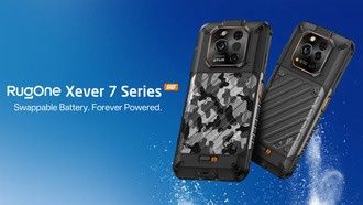 RugOne представила на IFA 2025 серию Xever 7 — первые защищённые смартфоны со сменным аккумулятором
