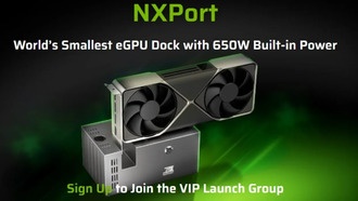 Представлен самый компактный в мире корпус для внешней видеокарты eGPU со встроенным блоком питания 650 Вт