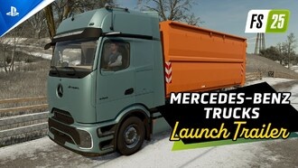 Farming Simulator 25 получила дополнение с грузовиками Mercedes-Benz