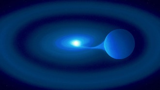 Белый карлик пожирает звезду-близнеца с рекордной скоростью