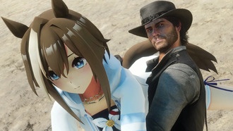 Моддер превратил лошадей Red Dead Redemption 2 в аниме-девушек