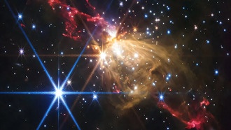 Телескоп Webb обнаружил гигантский звездный выброс на окраине Млечного Пути