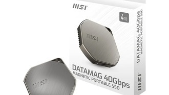 MSI представляет портативный SSD DATAMAG 40 Gbps с магнитным креплением