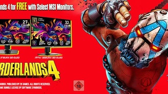 MSI раздаёт Borderlands 4 при покупке игровых мониторов