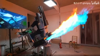 Энтузиаст построил опасный симулятор истребителя с системой форсажа и пусковой установкой